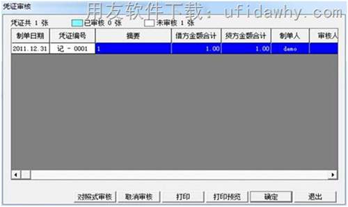 用友T3審核憑證和取消審核憑證的操作教程 用友T3審核憑證和取消審核憑證的操作教程