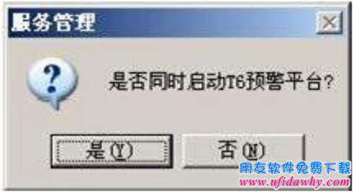 啟動用友T6預(yù)警平臺圖示 啟動用友T6預(yù)警平臺圖示