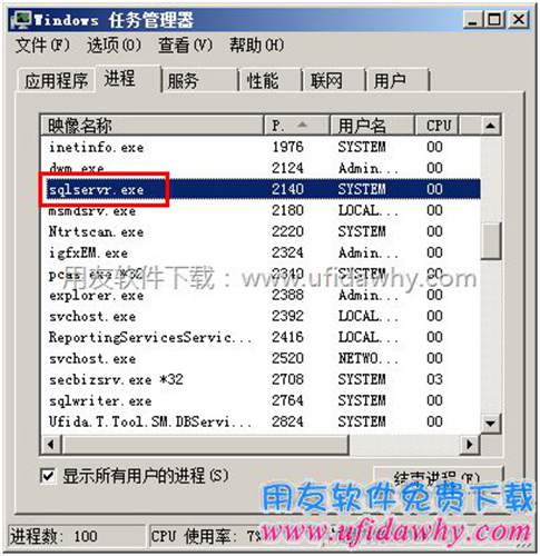 查看對應的進程圖示 查看對應的進程圖示