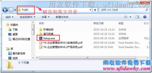 解壓后的用友T6企業(yè)管理軟件安裝程序圖示 解壓后的用友T6企業(yè)管理軟件安裝程序圖示