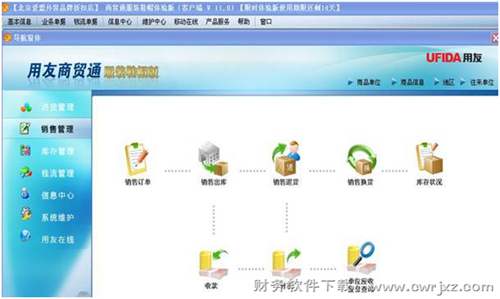 用友商貿(mào)通服裝鞋帽版V10.1銷售管理功能示圖 用友商貿(mào)通服裝鞋帽版V10.1銷售管理功能示圖