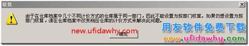 用友T3軟件按倉庫核算與按部門核算的區(qū)別？ 用友T3 第3張